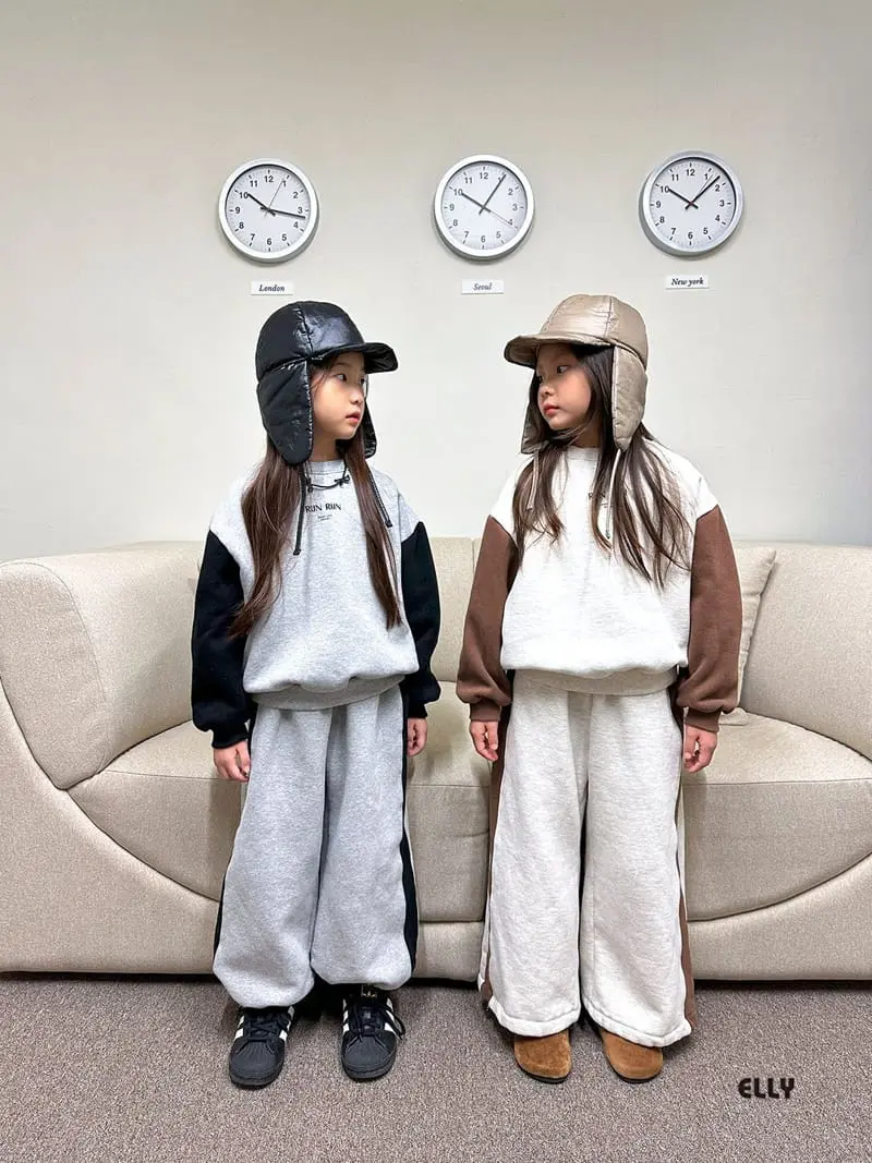 Ellymolly - Korean Children Fashion - #designkidswear - Run Sweatshirt
