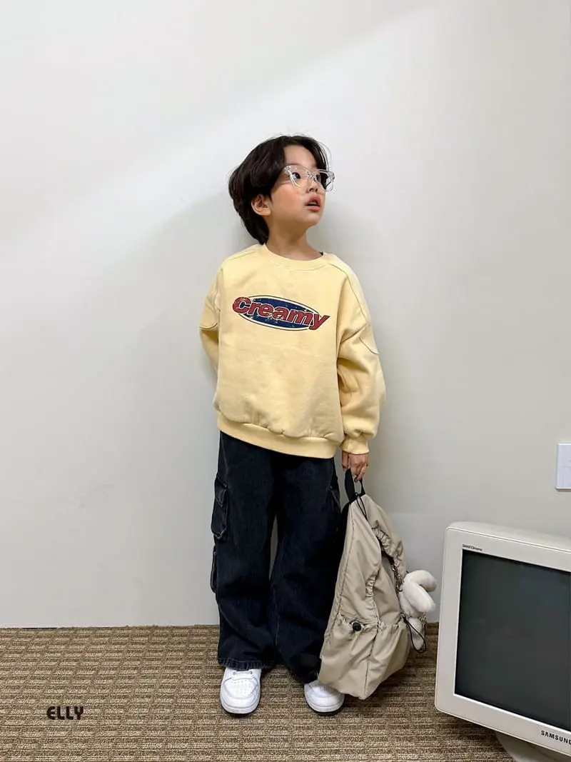 Ellymolly - Korean Children Fashion - #discoveringself - Creamy Sweatshirt - 10