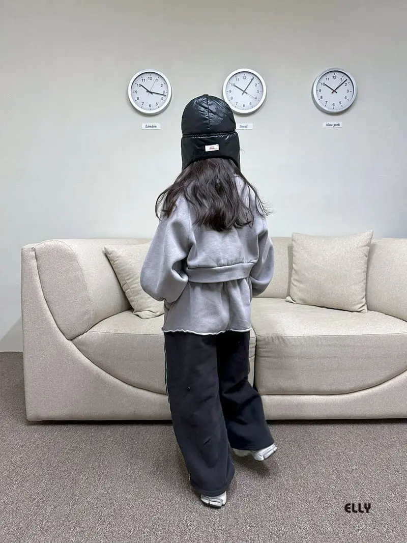 Ellymolly - Korean Children Fashion - #fashionkids - Polar Crop Sweatshirt - 7