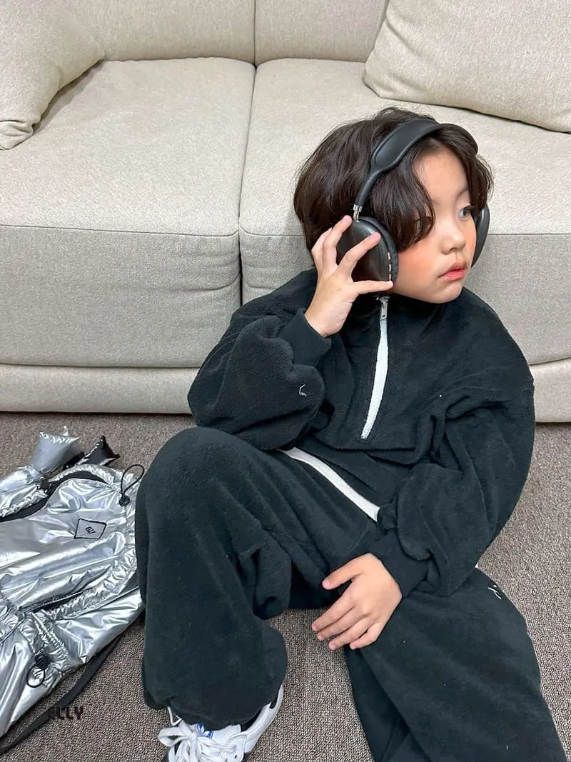Ellymolly - Korean Children Fashion - #fashionkids - Hip Star Half Zip-up - 6