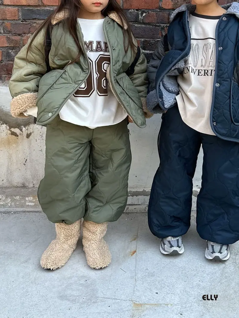 Ellymolly - Korean Children Fashion - #kidsshorts - Bono Hidden Quilting Pants - 5