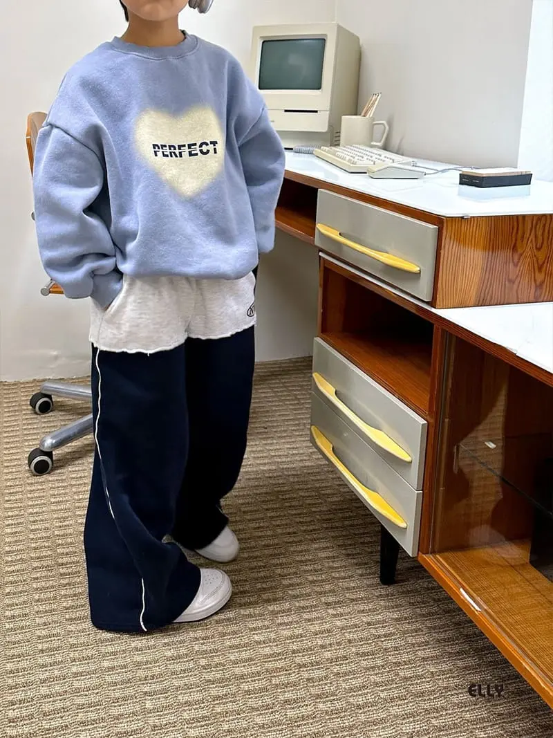 Ellymolly - Korean Children Fashion - #kidsshorts - Perfect Heart Sweatshirt - 10