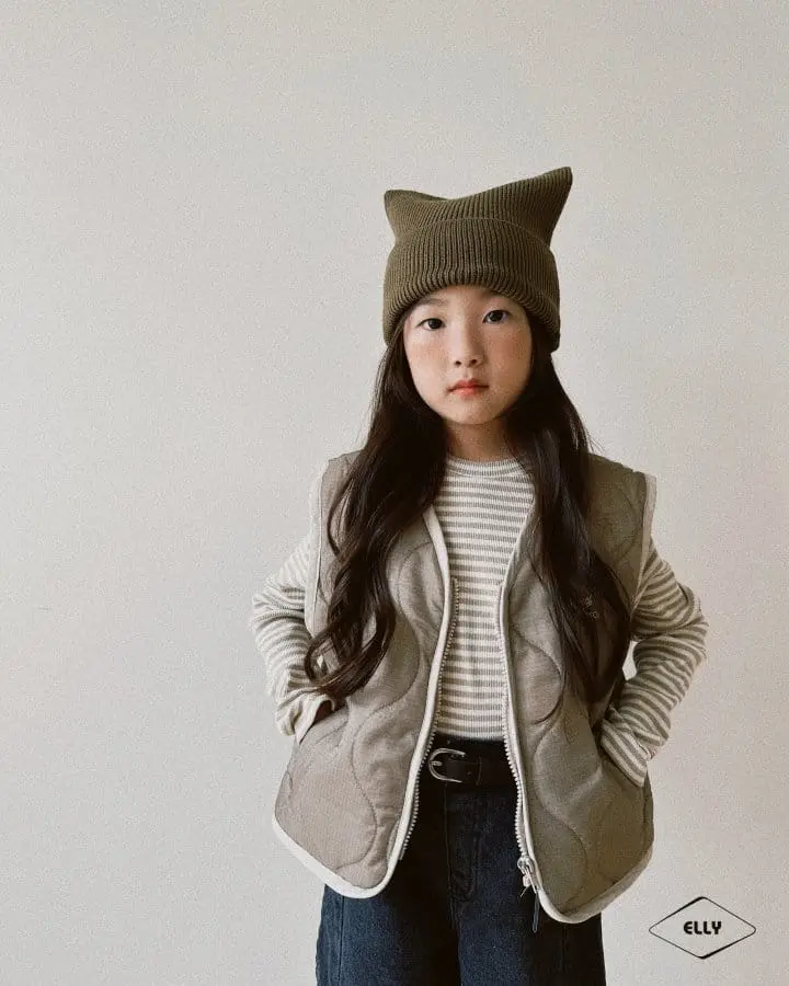 Ellymolly - Korean Children Fashion - #stylishchildhood - Elly Knit Square Beanie - 9