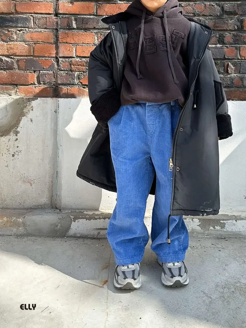 Ellymolly - Korean Children Fashion - #todddlerfashion - Pigment Rib Pants - 7