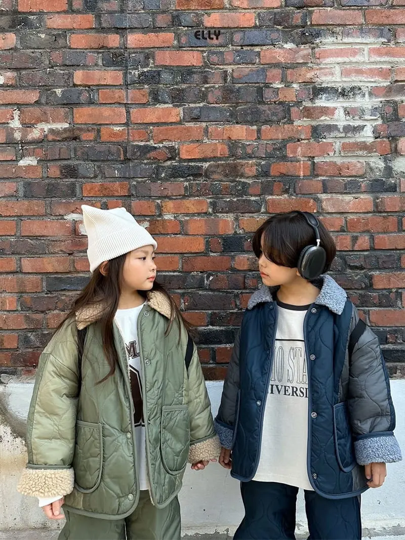 Ellymolly - Korean Children Fashion - #todddlerfashion - Bono Reversible Jumper - 7