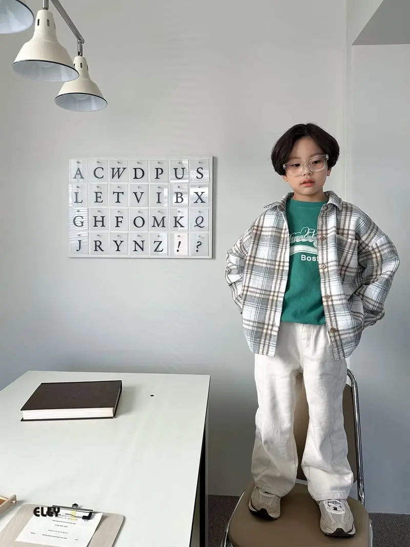 Ellymolly - Korean Children Fashion - #toddlerclothing - All Box Shirt - 10