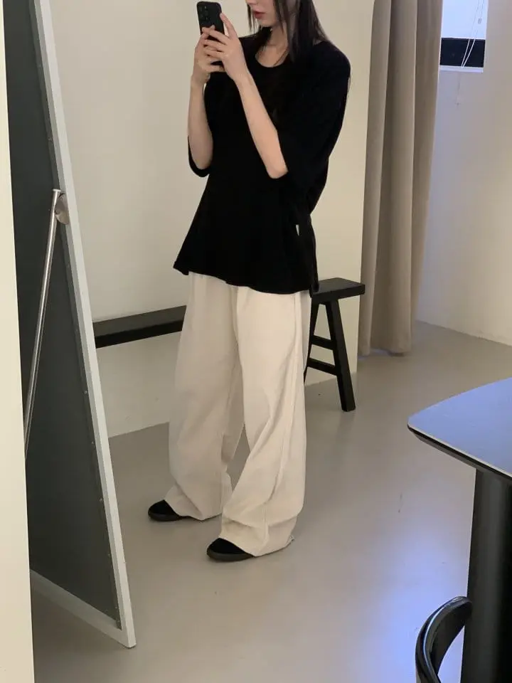 Enten - Korean Women Fashion - #momslook - Emma Inner Tee - 5