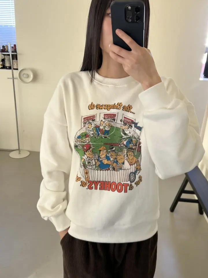 Enten - Korean Women Fashion - #womensfashion - Tois Sweatshirt - 5