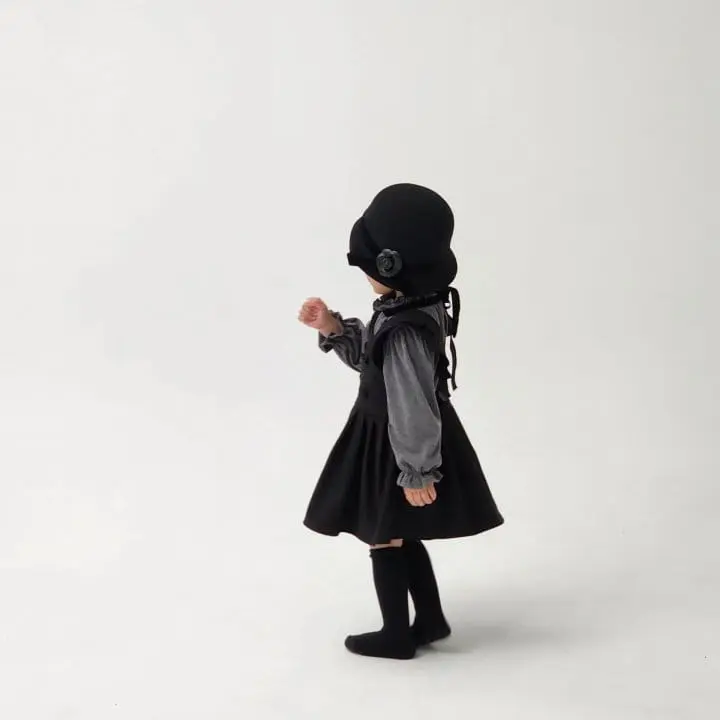 Flower J - Korean Children Fashion - #discoveringself - Warm Button One-piece - 7