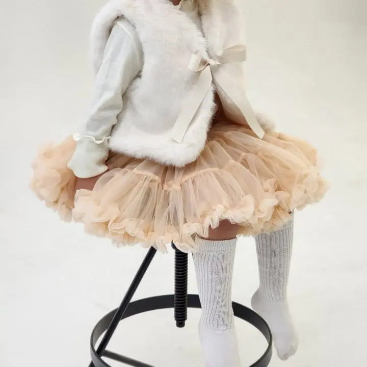 Flower J - Korean Children Fashion - #kidsstore - P Vest - 6