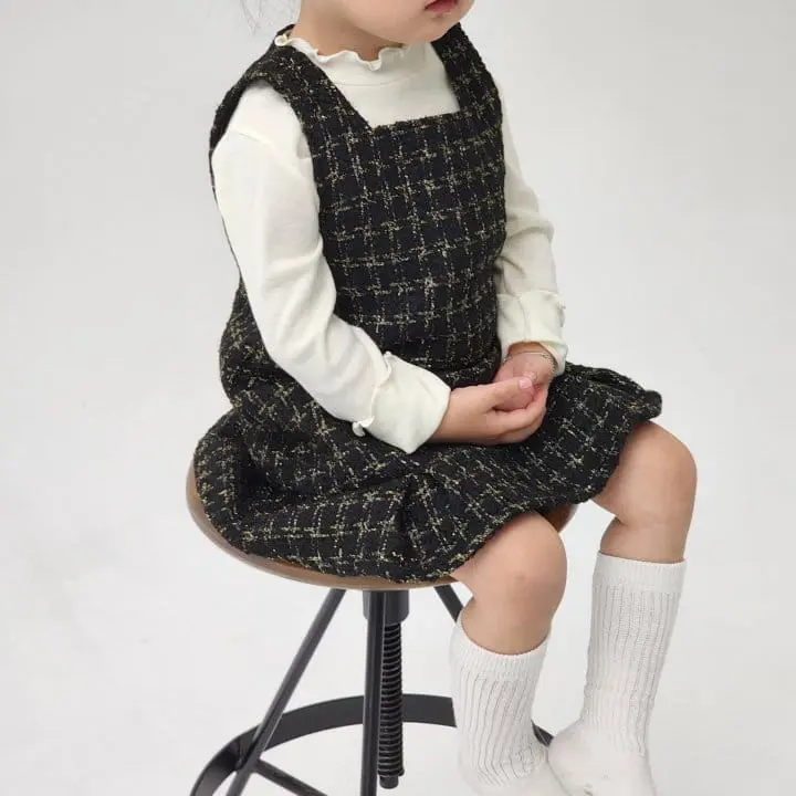 Flower J - Korean Children Fashion - #kidsstore - Twid One-piece - 5