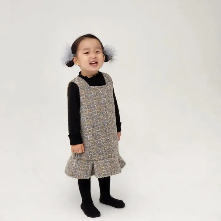 Flower J - Korean Children Fashion - #minifashionista - Twid One-piece - 10