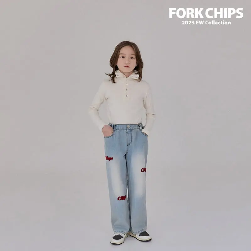 Fork Chips - Korean Children Fashion - #childofig - Tom Turtleneck Tee - 3
