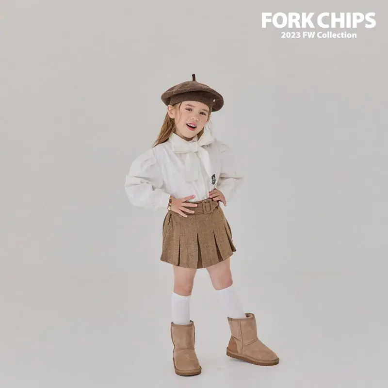 Fork Chips - Korean Children Fashion - #childrensboutique - Chicago Tie Blouse - 9