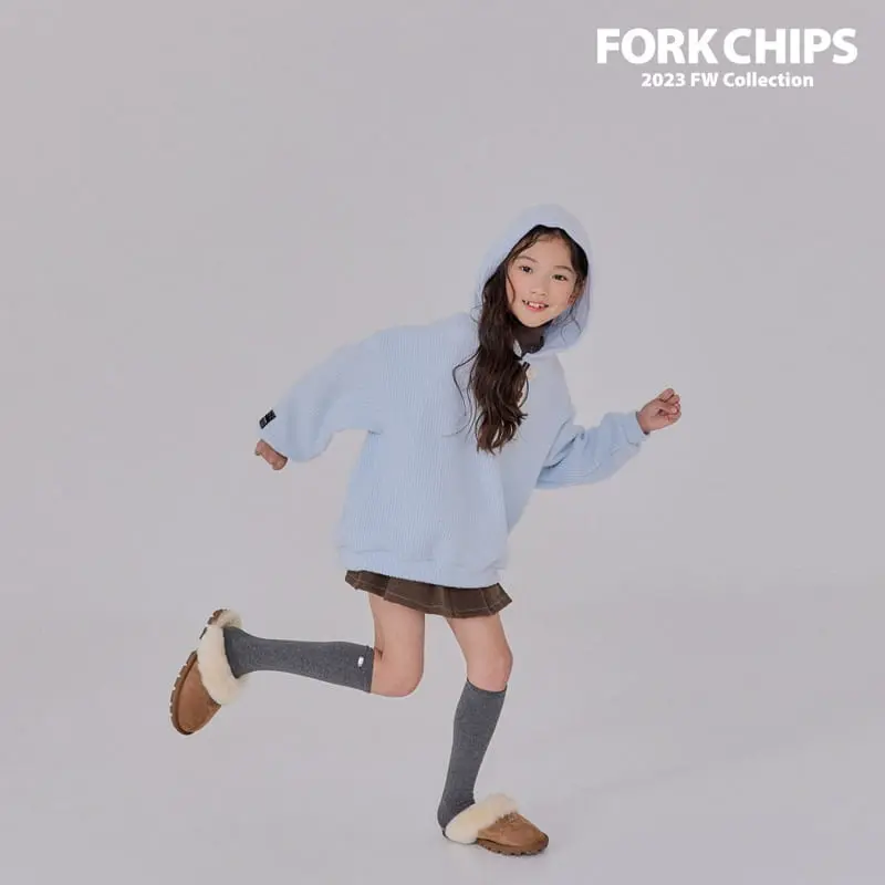 Fork Chips - Korean Children Fashion - #childrensboutique - Dubble Hoody Tee - 6