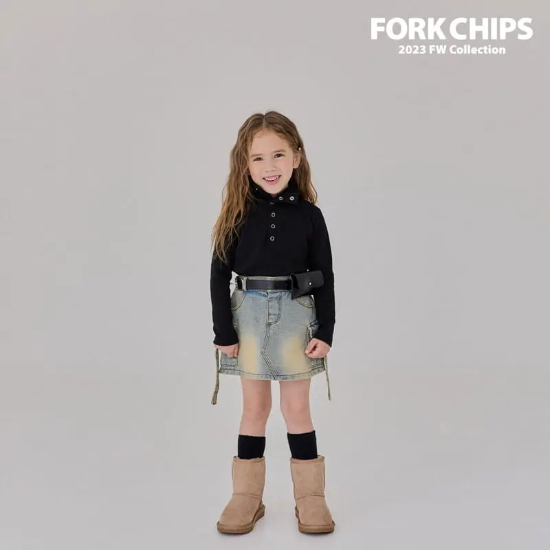 Fork Chips - Korean Children Fashion - #designkidswear - Leather Belt Bag - 6