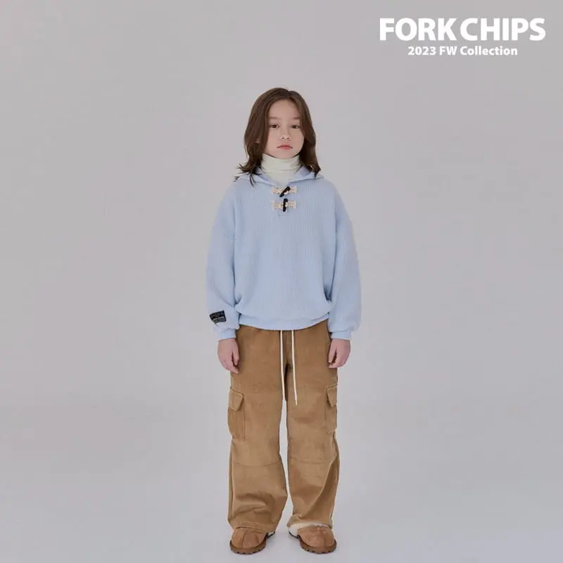 Fork Chips - Korean Children Fashion - #fashionkids - Dubble Hoody Tee - 9