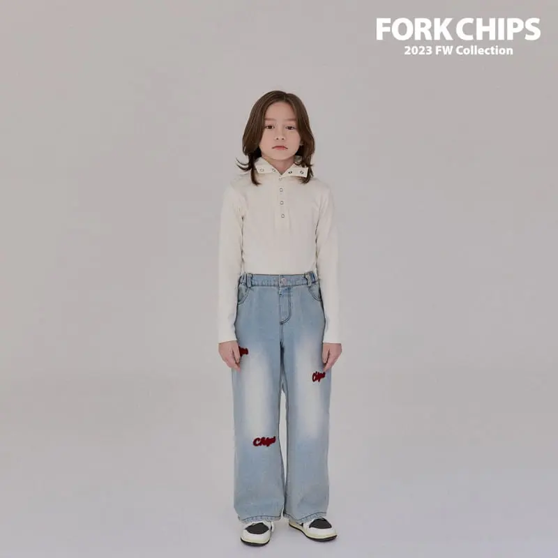 Fork Chips - Korean Children Fashion - #fashionkids - Tom Turtleneck Tee - 7