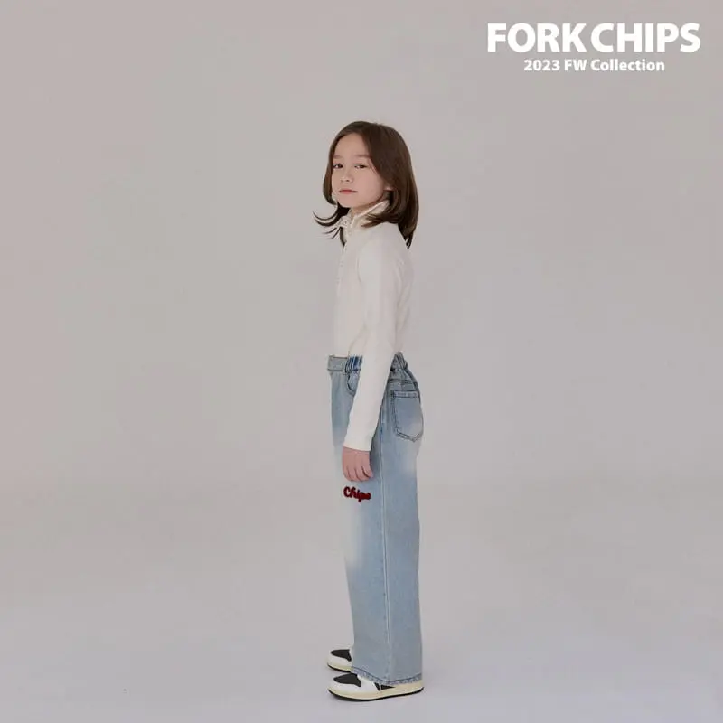Fork Chips - Korean Children Fashion - #kidsshorts - Tom Turtleneck Tee - 8