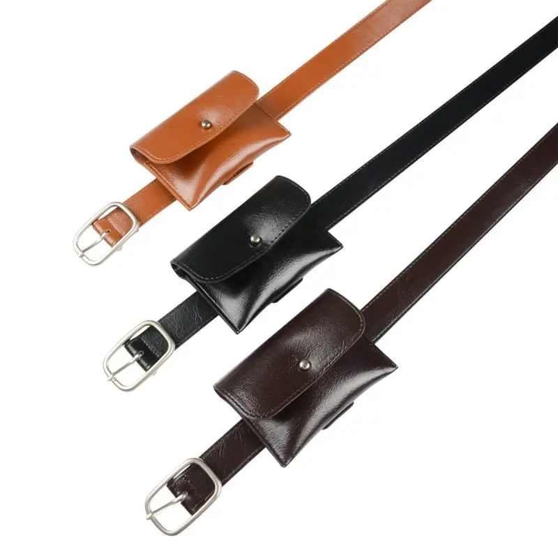Fork Chips - Korean Children Fashion - #minifashionista - Leather Belt Bag