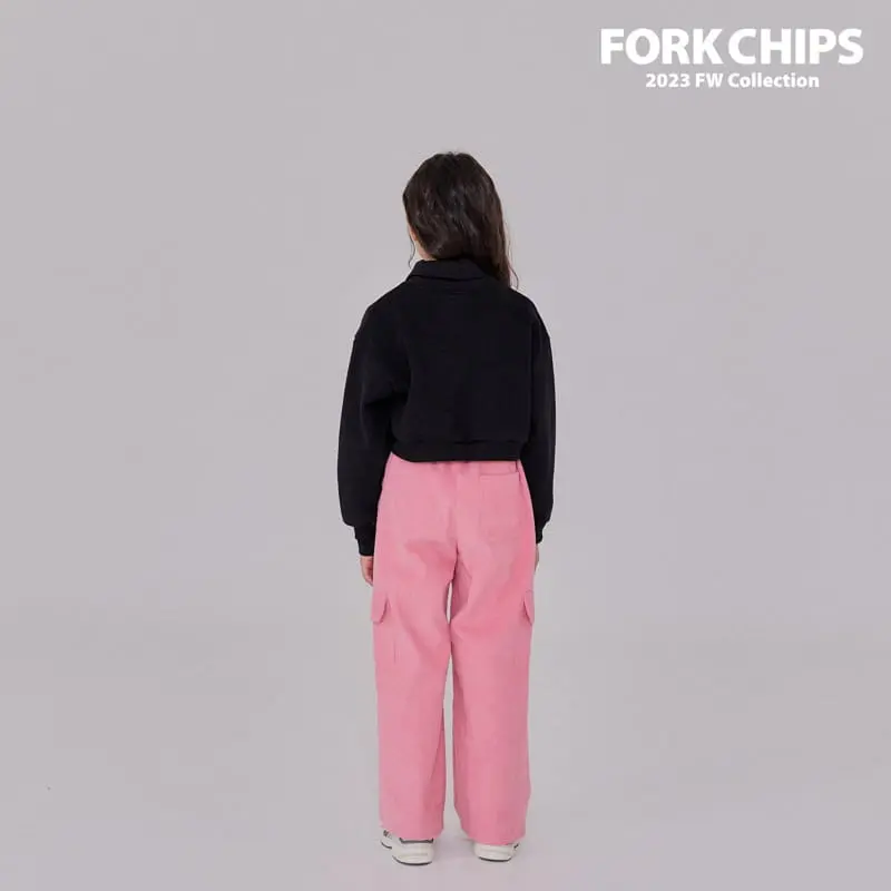 Fork Chips - Korean Children Fashion - #minifashionista - Sand Rib Pants - 12