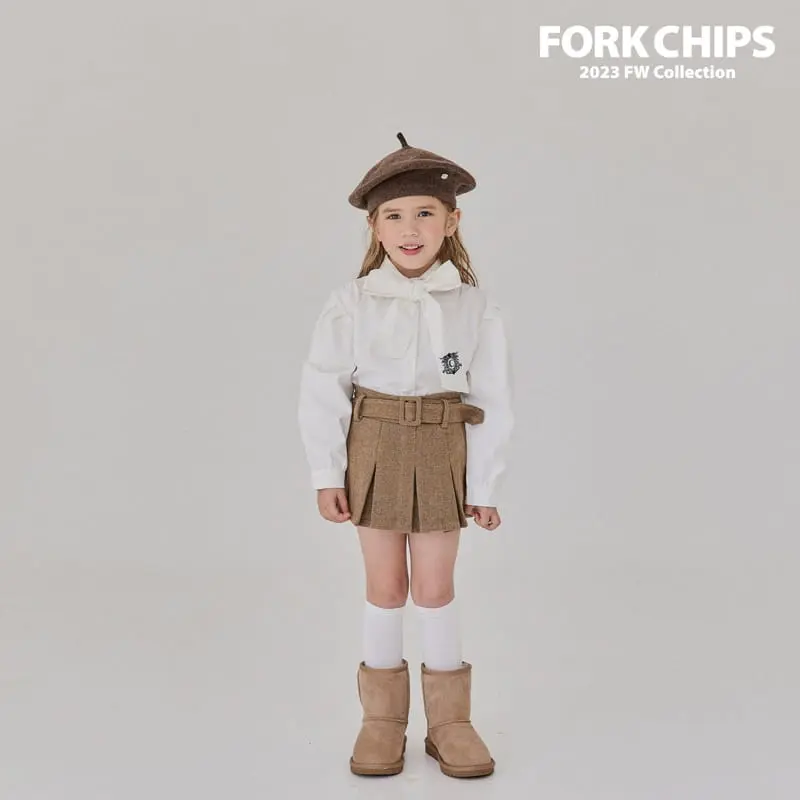 Fork Chips - Korean Children Fashion - #todddlerfashion - Chicago Tie Blouse - 5