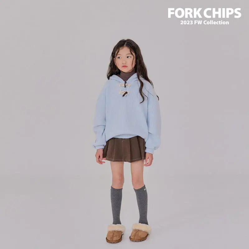 Fork Chips - Korean Children Fashion - #todddlerfashion - Dubble Hoody Tee - 2