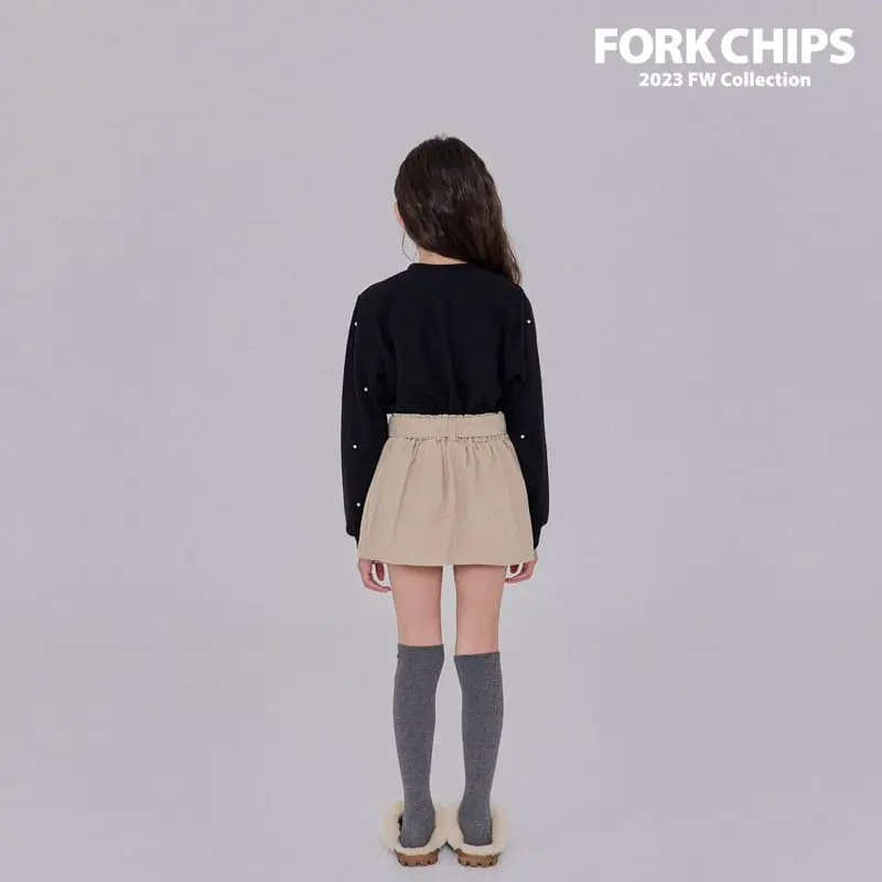 Fork Chips - Korean Children Fashion - #toddlerclothing - Pearl Crop Cardigan - 9