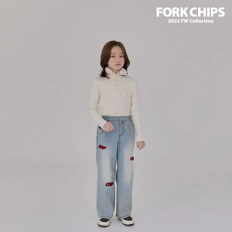 Fork Chips - Korean Children Fashion - #toddlerclothing - Tom Turtleneck Tee