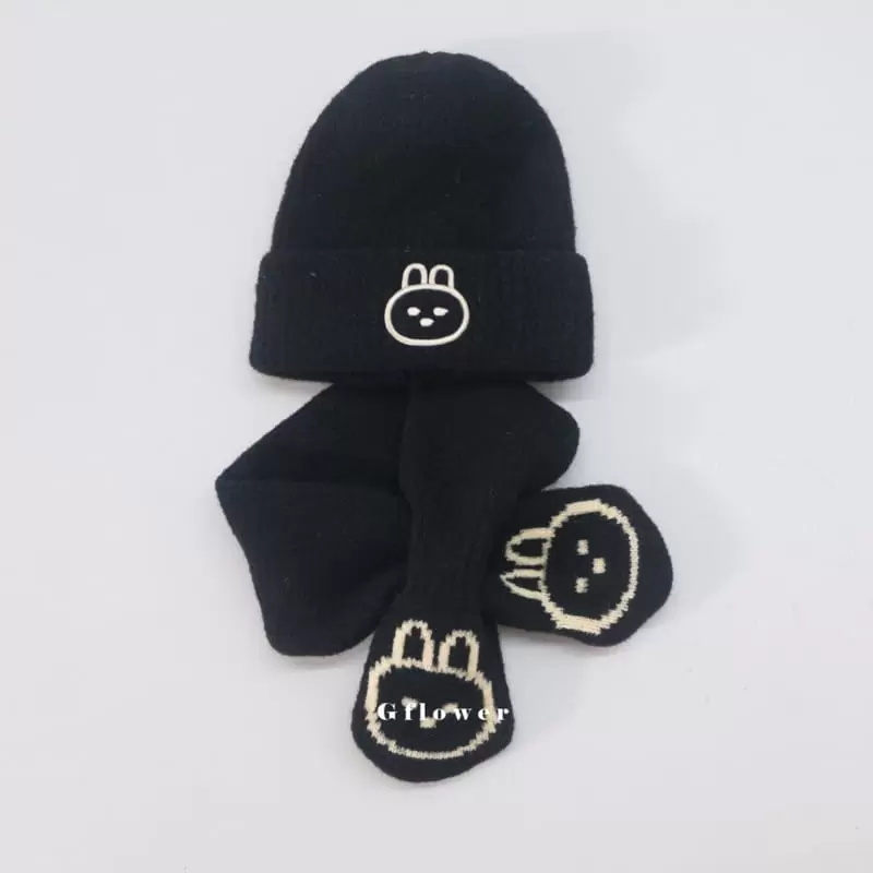 G Flower - Korean Children Fashion - #Kfashion4kids - Rabbit Beanie Muffler Set - 7