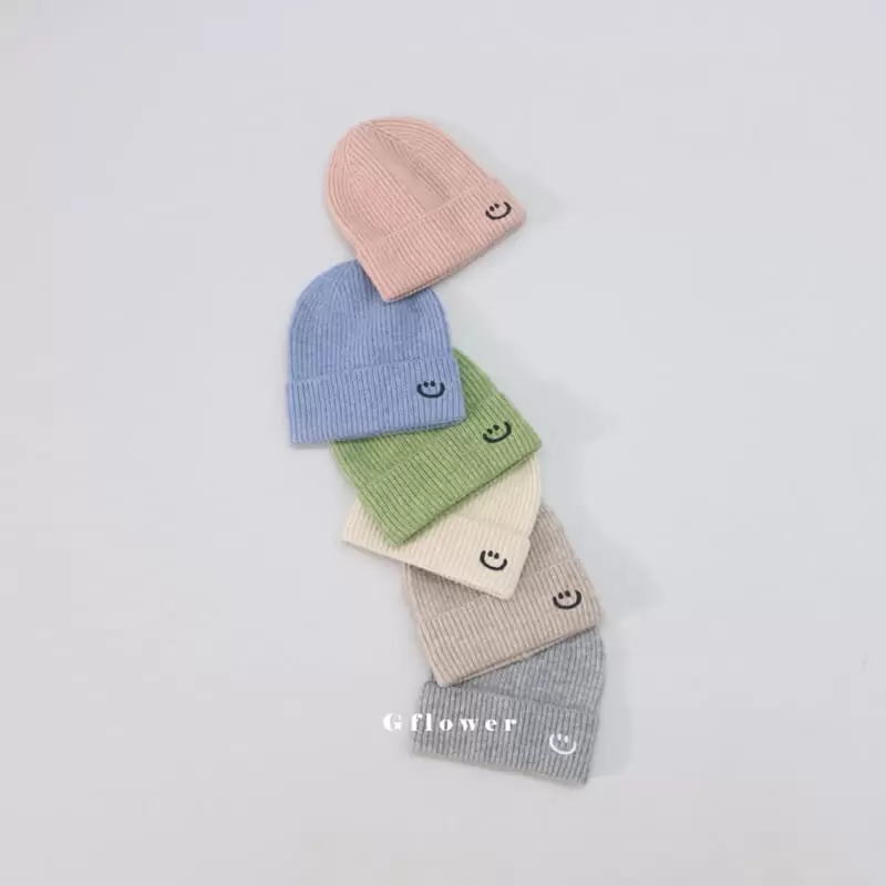 G Flower - Korean Children Fashion - #childofig - Pastel Smile Beanie