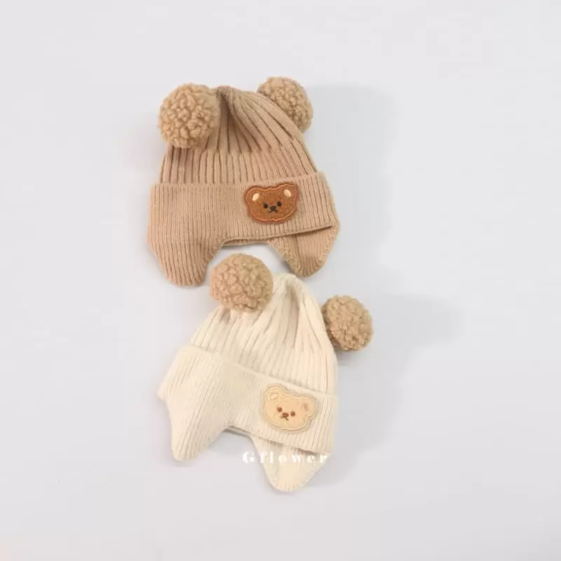 G Flower - Korean Children Fashion - #childrensboutique - Saang Bell Bear Beanie - 3