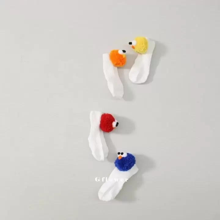 G Flower - Korean Children Fashion - #todddlerfashion - New Bog Eyes Socks - 7