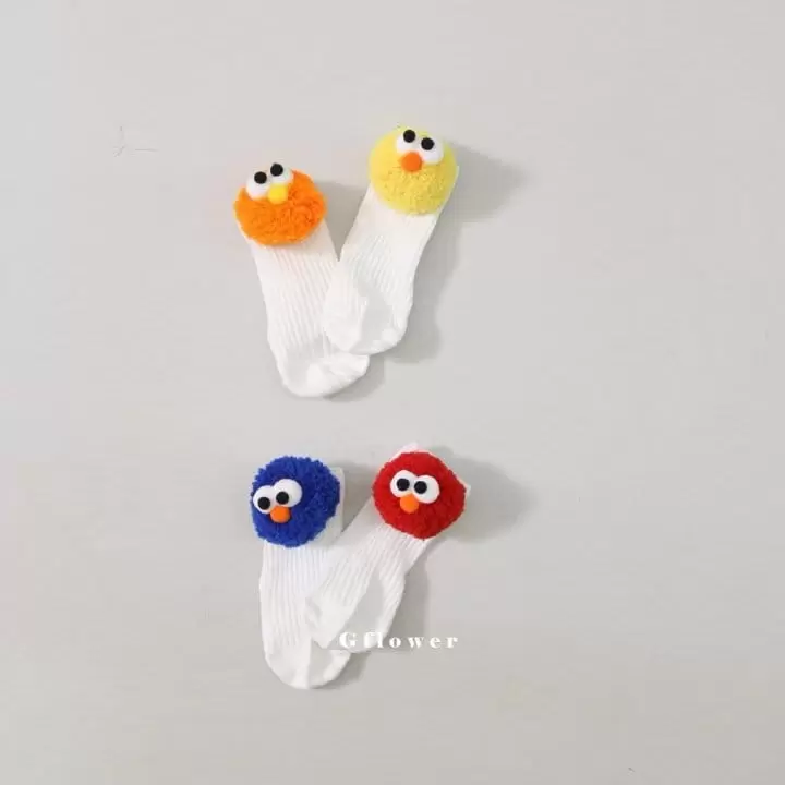 G Flower - Korean Children Fashion - #toddlerclothing - New Bog Eyes Socks - 8