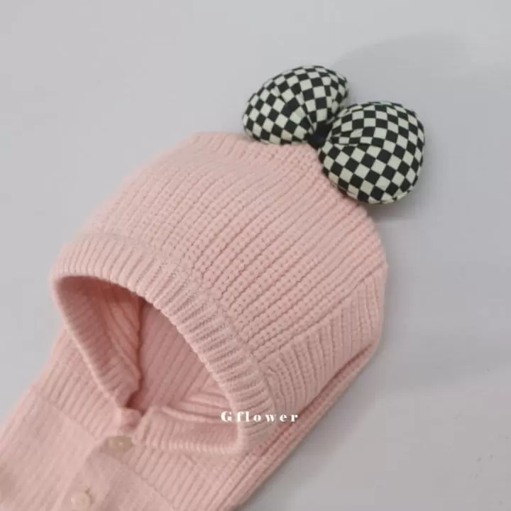 G Flower - Korean Children Fashion - #toddlerclothing - Ribbon Baraclava - 7