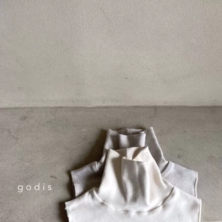 Godis - Korean Children Fashion - #Kfashion4kids - Natural Turtleneck - 4