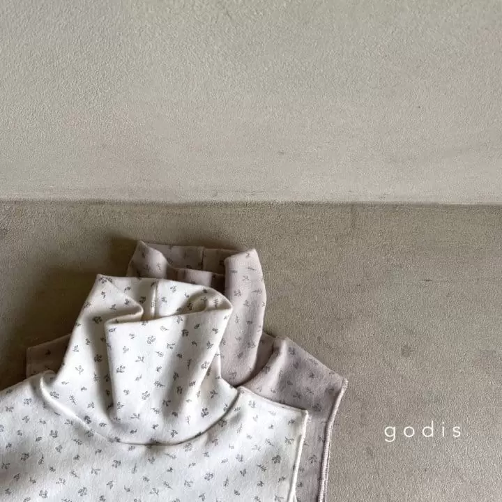 Godis - Korean Children Fashion - #prettylittlegirls - Print Turtleneck - 6