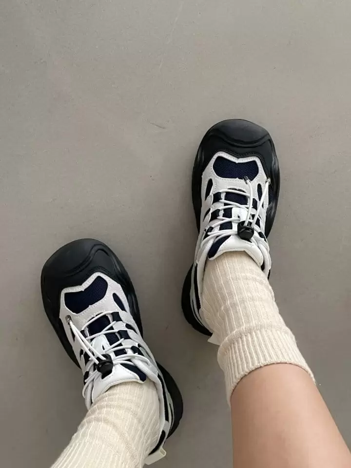 Golden Shoe - Korean Women Fashion - #momslook - jf38 Sneakers - 2