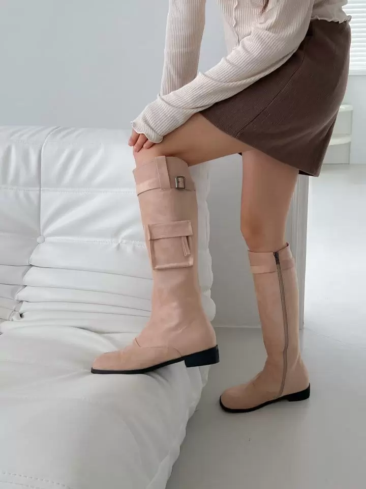 Golden Shoe - Korean Women Fashion - #momslook - c2392 Boots