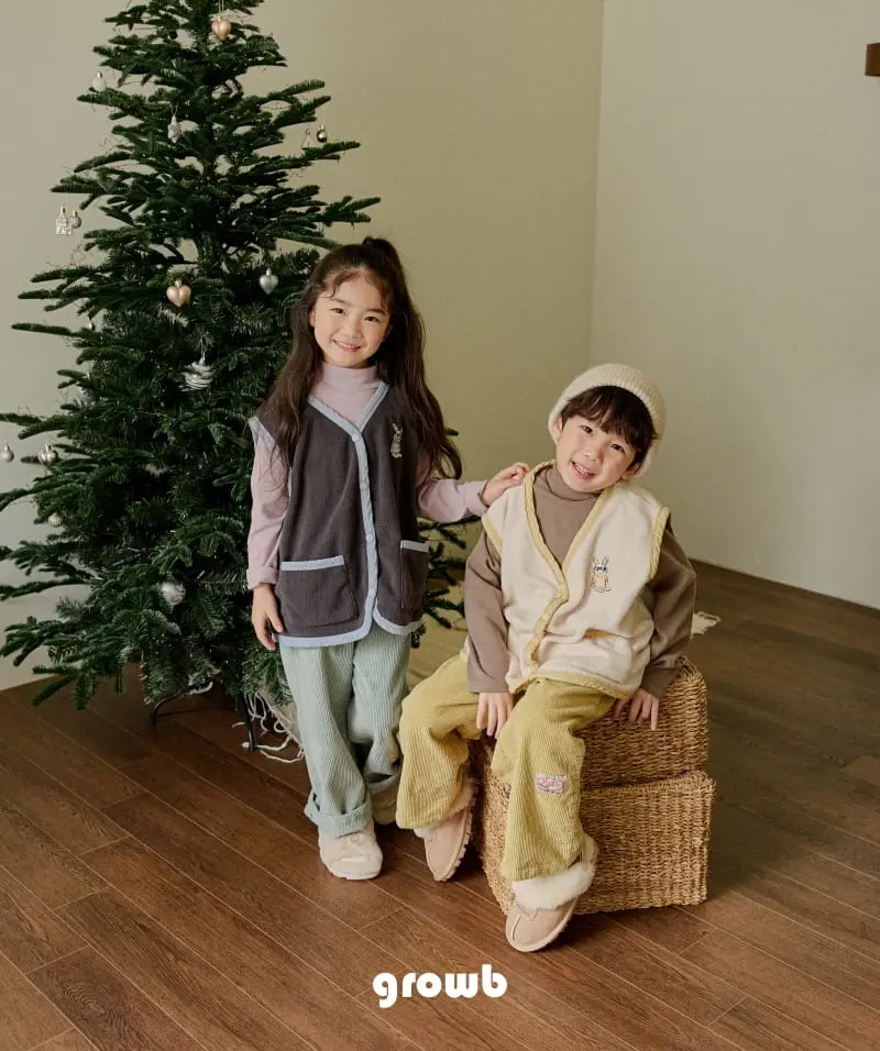 Grow B - Korean Children Fashion - #childofig - Gordent Pants - 2