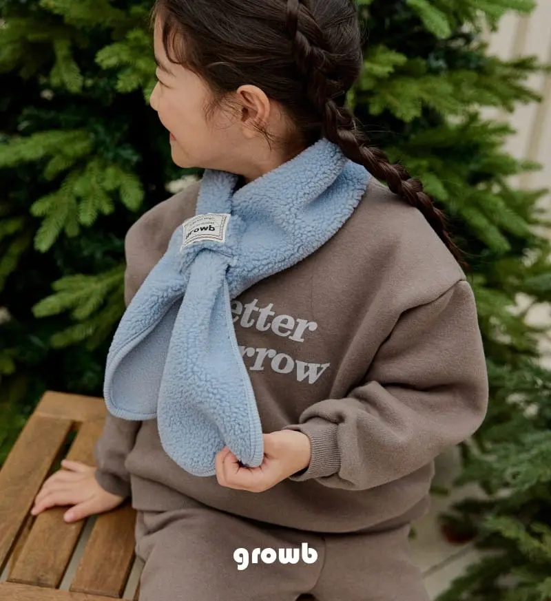 Grow B - Korean Children Fashion - #prettylittlegirls - Mongle Muffler - 7