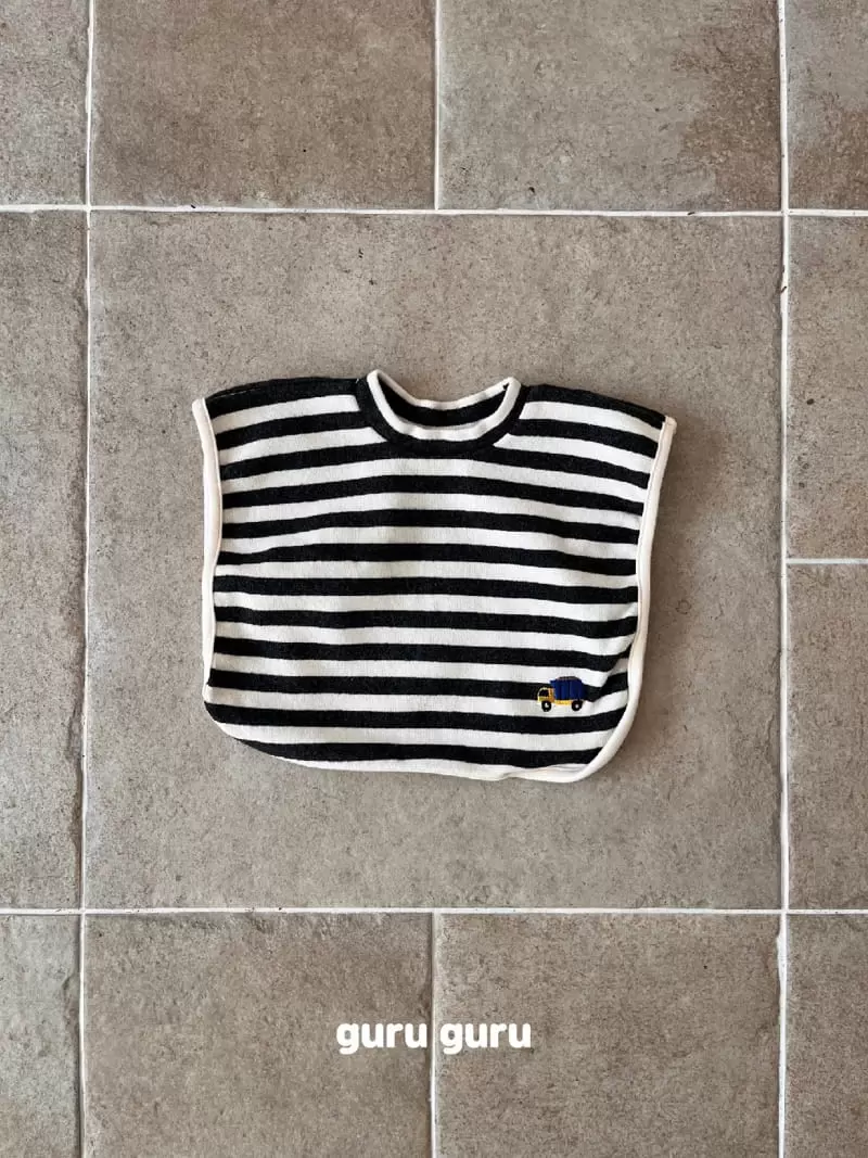 Guru Guru - Korean Baby Fashion - #babyboutique - Embrodiery Bib Bebe - 3