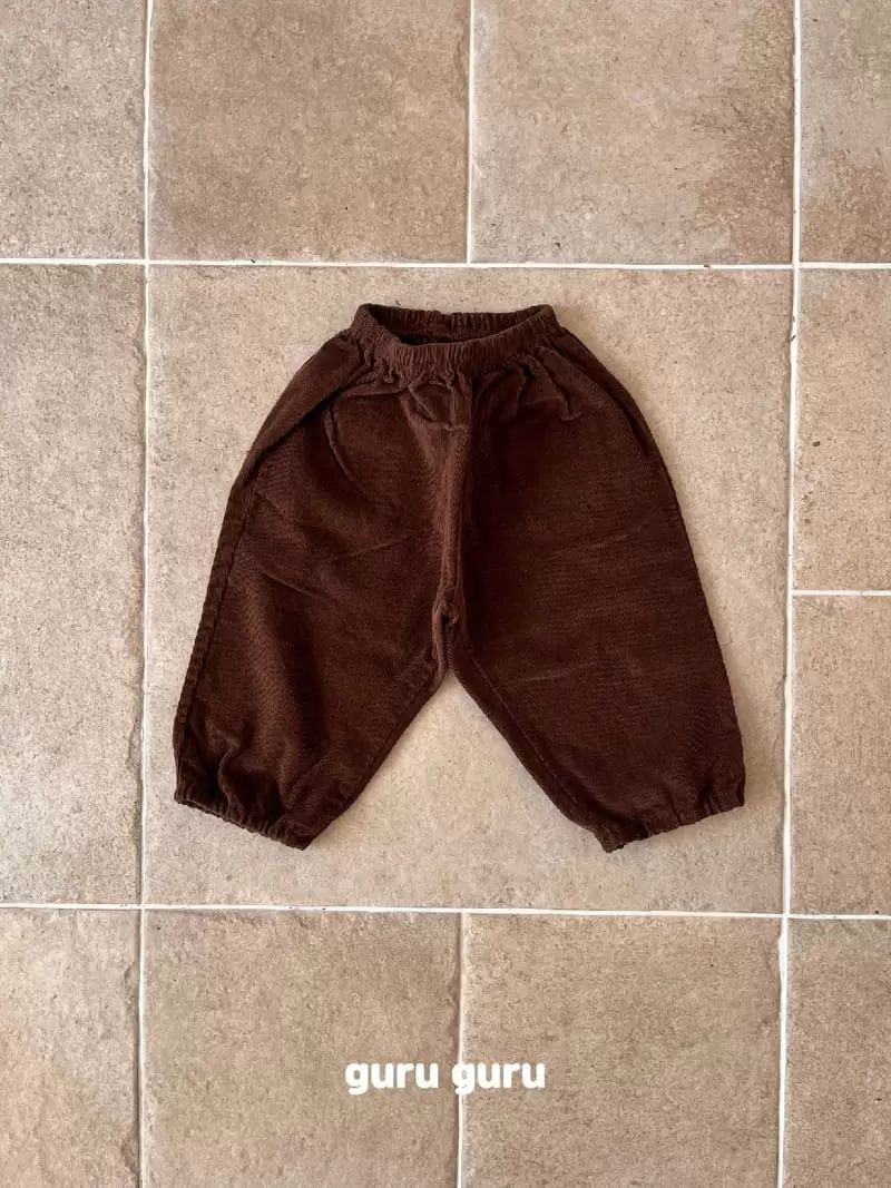 Guru Guru - Korean Baby Fashion - #babyboutiqueclothing - Rib Pants Bebe - 3