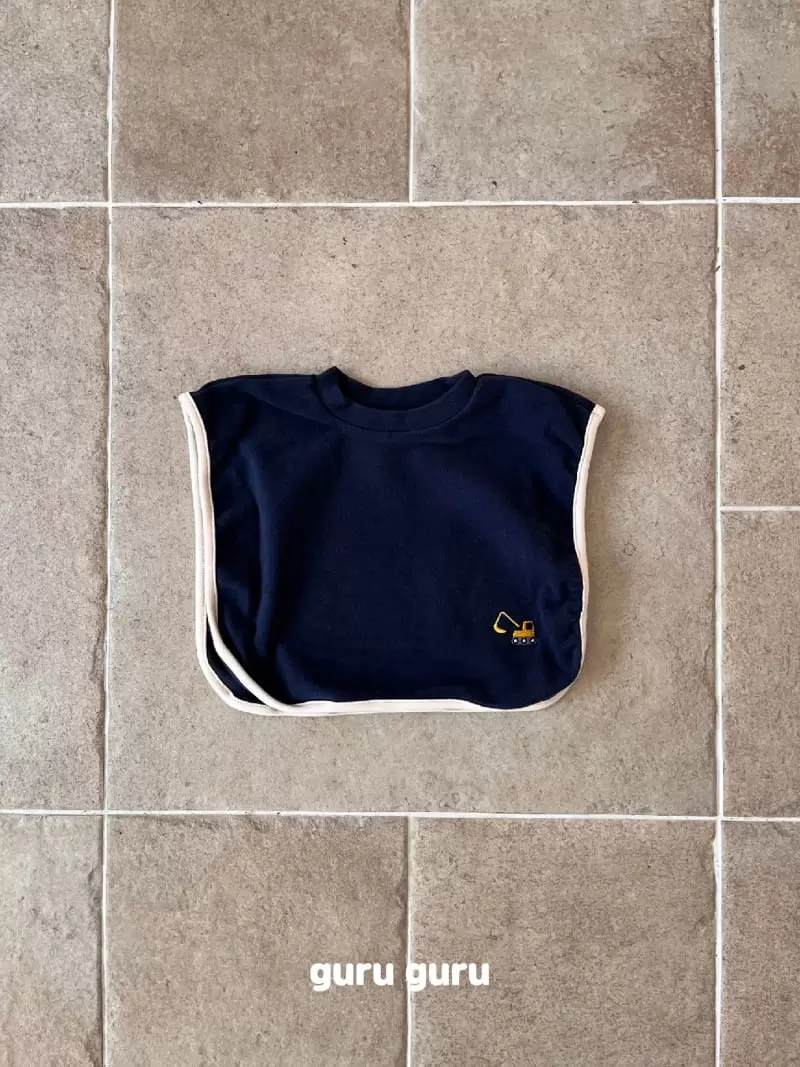 Guru Guru - Korean Baby Fashion - #babyclothing - Embrodiery Bib Bebe - 5