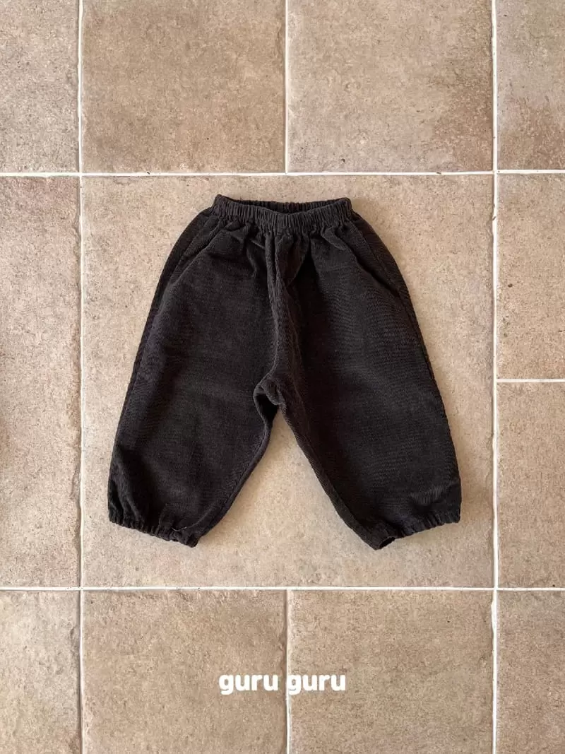 Guru Guru - Korean Baby Fashion - #babyfashion - Rib Pants Bebe - 5