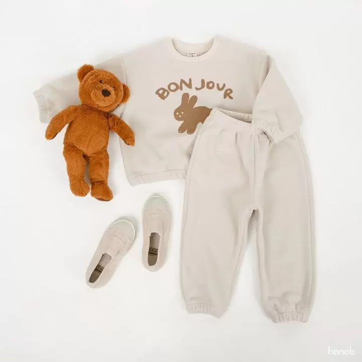 Hanab - Korean Children Fashion - #Kfashion4kids - Tender Fleece Top Bottom Set - 9