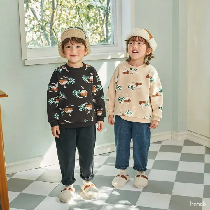 Hanab - Korean Children Fashion - #Kfashion4kids - Fleece Jeans - 6