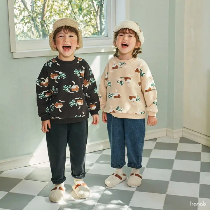 Hanab - Korean Children Fashion - #fashionkids - Fleece Jeans - 2