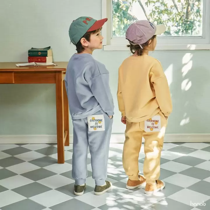Hanab - Korean Children Fashion - #kidsshorts - Every One Top Bottom Set