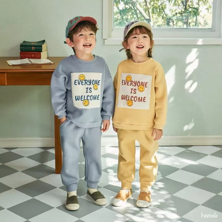 Hanab - Korean Children Fashion - #kidzfashiontrend - Every One Top Bottom Set - 3